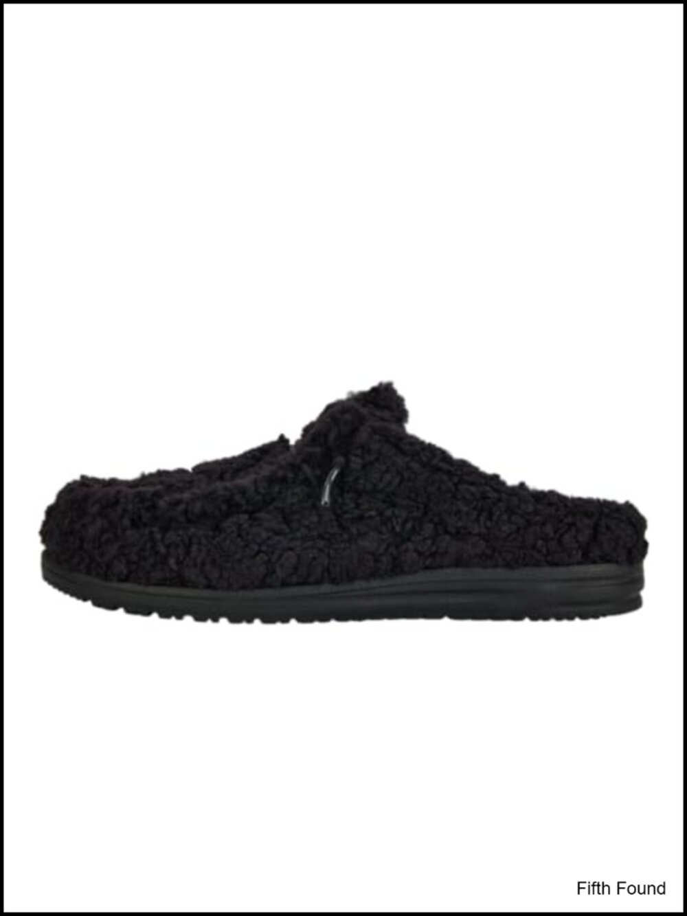Faux Shearling Slip-On Slipper with Cozy Lining